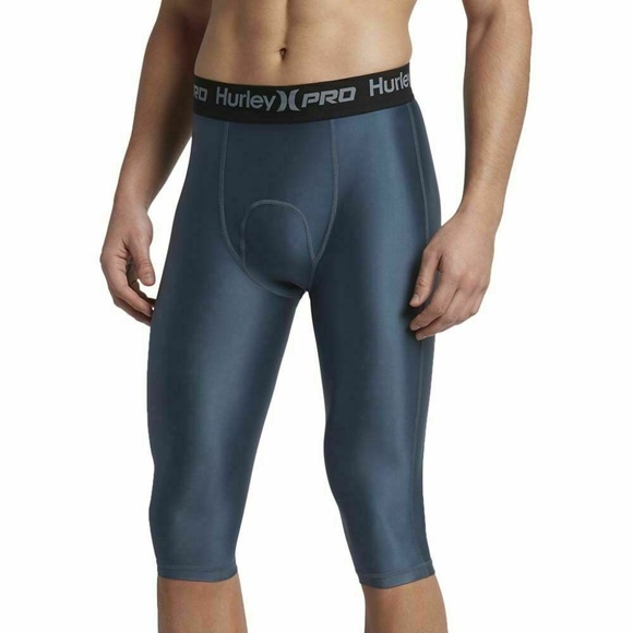 Hurley‎ Pro 23” Compression Surf Tights Shorts Mens Size S 50+ UPF 2 Pack - Picture 4 of 6